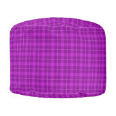 HAMbWG Pouf Chair - Violet-Purple Plaid (Front)