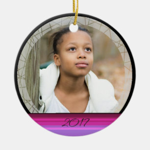 HAMbWG - Round Ornament - Fuschia