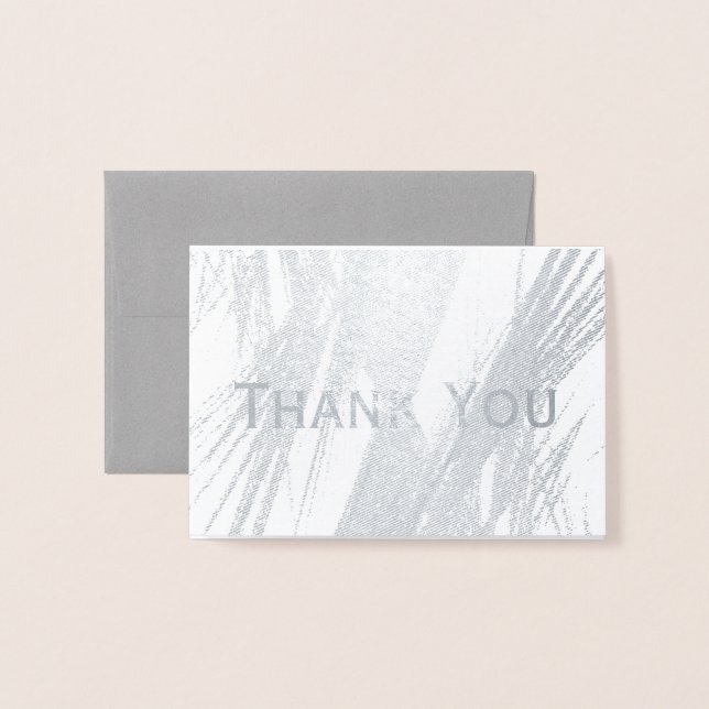HAMbWG - Silver Foil Card -  Gold & White (Front With Envelope)