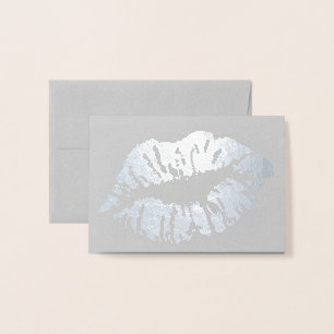 HAMbWG - Silver Foil Card - Lips