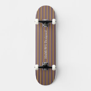 HAMbWG - Skateboard - Violet Gold Colour Art Deco