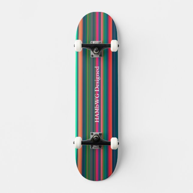 HAMbWG - Skateboards - Brilliant Stripes (Front)