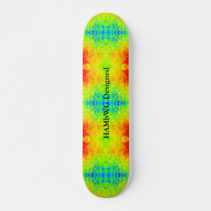 HAMbWG - Skateboards - Tie Dyed Yellow blue green