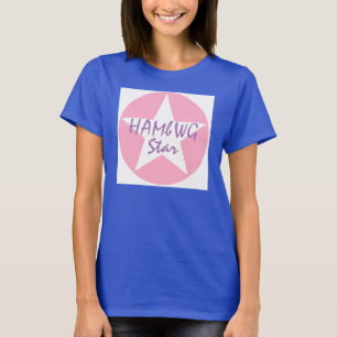 HAMbWG Star Football Jersey T-Shirt - Rose/Lilac