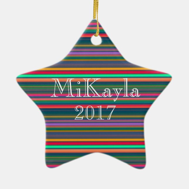 HAMbWG - Star Ornament - Neon (Back)