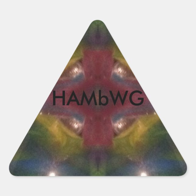 HAMbWG - Sticker - Psychadelic (Front)