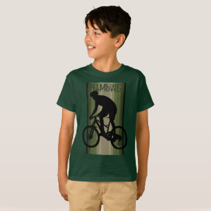 HAMbWG - T Shirt - Olive - Bike Rider