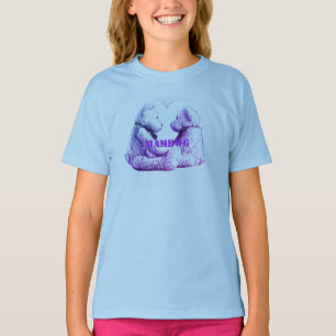 HAMbWG - T-shirt pour enfants - Teddy Bear Love