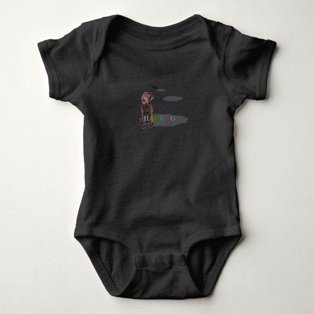 HAMbWG - T-Shirts - Chocolate Lab "Zeus" (Front)