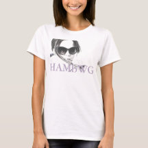 HAMbWG - T-Shirts - HAMbWG B W Face w  Logo 4
