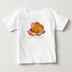 HAMbWG - T-shirts - Rose de pêche jaune