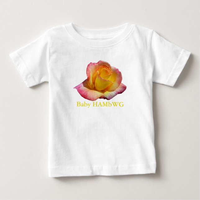 HAMbWG - T-shirts - Rose de pêche jaune (Devant)