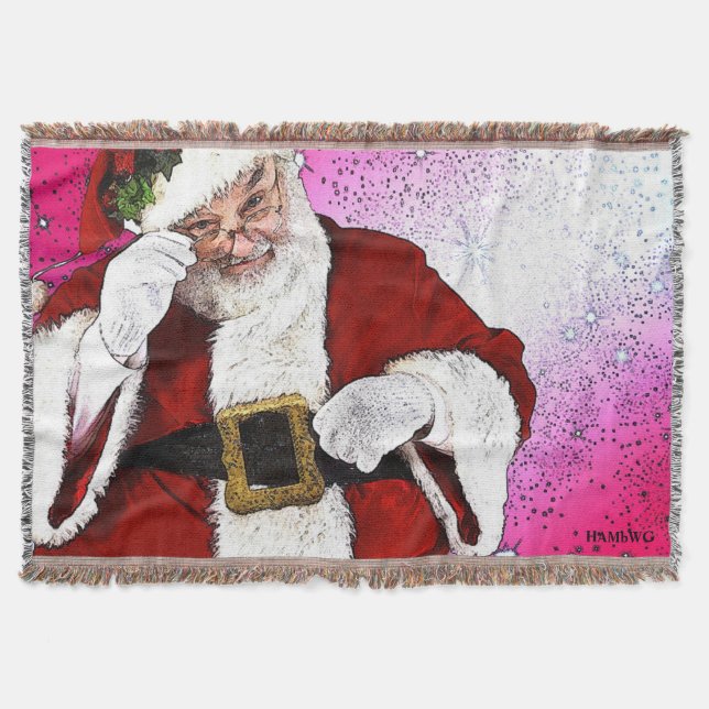 HAMbWG - Throw Blanket - Santa Claus (Front)