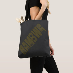 HAMbWG - Tote Bag - Black/Olive Reverse