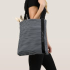 HAMbWG - Tote Bag - Black & White Fine Lines