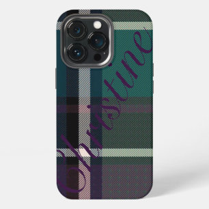 HAMbWG Tough Xtreme Phone Case - Teal Plum Plaid