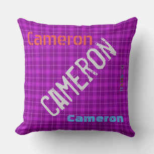 HAMbWG Vanity Coussin - Ajouter un nom - Violet Pl