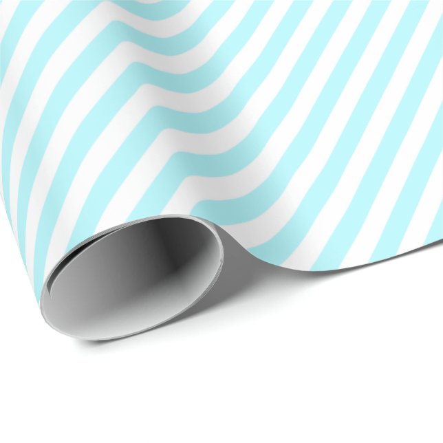 HAMbWG Wrapping Paper - Mint/White Stripe (Roll Corner)