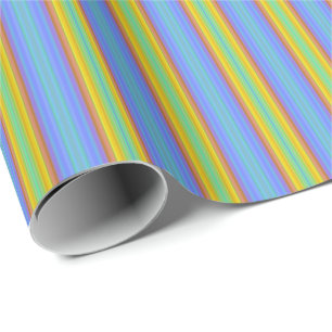 HAMbWG Wrapping Paper - Rainbow Spectrum Stripe