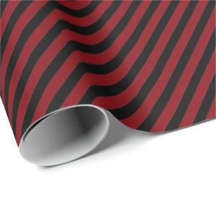 HAMbWG Wrapping Paper - Red/Black Stripe