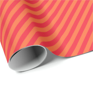 HAMbWG Wrapping Paper - Two Tone Orange Sherbert