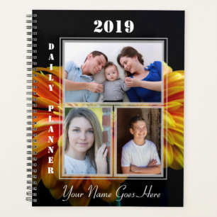 HAMbWG - Yellow Orange Gerber Daisy Planner