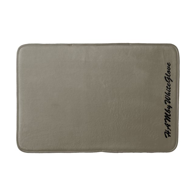 HAMbyWG - 3 sizes Bath Mat - HAMbWG Taupe (Front)
