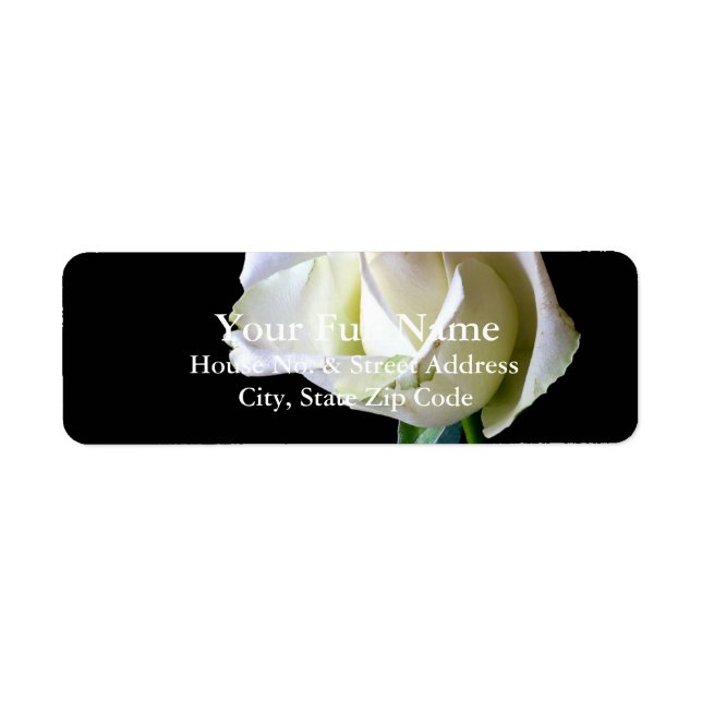 HAMbyWG - Address Labels - White Rose (Front)