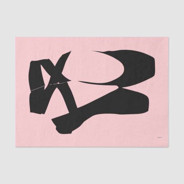 HAMbyWG - Ballerina Slippers in Black Tissue Paper (Front)