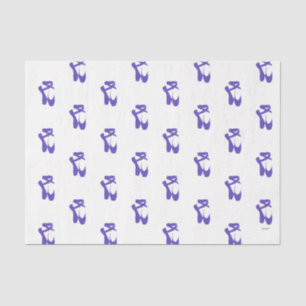 HAMbyWG - Ballerina Slippers in Purple Tissue Paper
