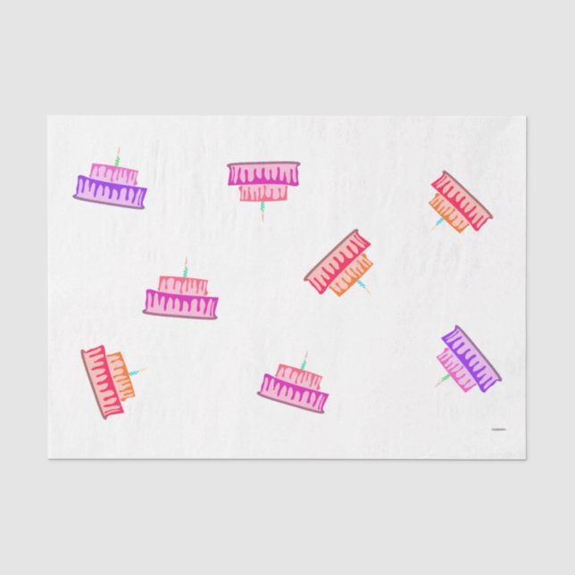 HAMbyWG - Birthday Cake Tissue Paper (Front)