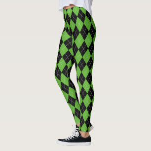 HAMbyWG Black Argyle with any other colour Leggings