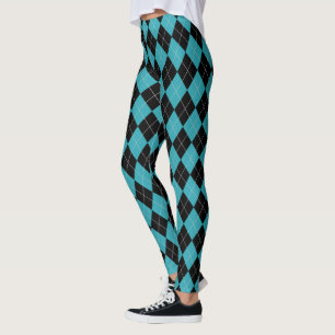 HAMbyWG Black Argyle with any other colour Leggings
