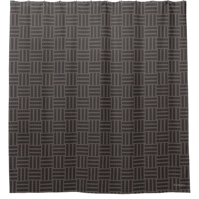 HAMbyWG - Black & Grey Woven Look Pattern (Front)