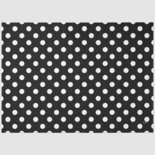 HAMbyWG Black w Any Colour Polka Dots Tissue Paper