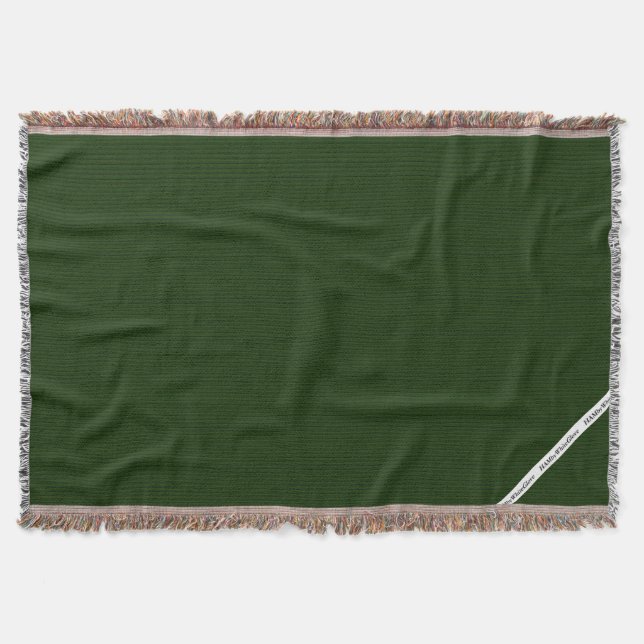 HAMbyWG - Blanket - Emerald Stripe (Front)