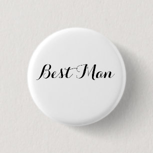 HAMbyWG -Button - Best Man 1 Inch Round Button