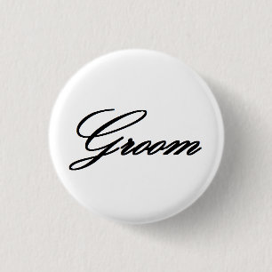 HAMbyWG -Button - Groom 1 Inch Round Button