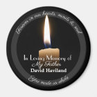 HAMbyWG - Candle Magnet with text