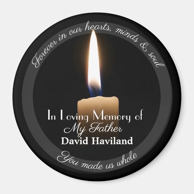 HAMbyWG - Candle Magnet with text (Front)