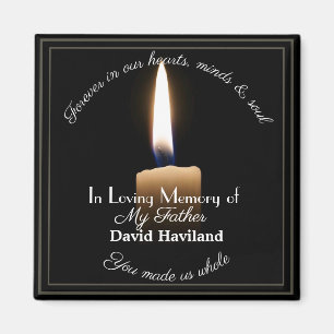 HAMbyWG - Candle Magnet with text