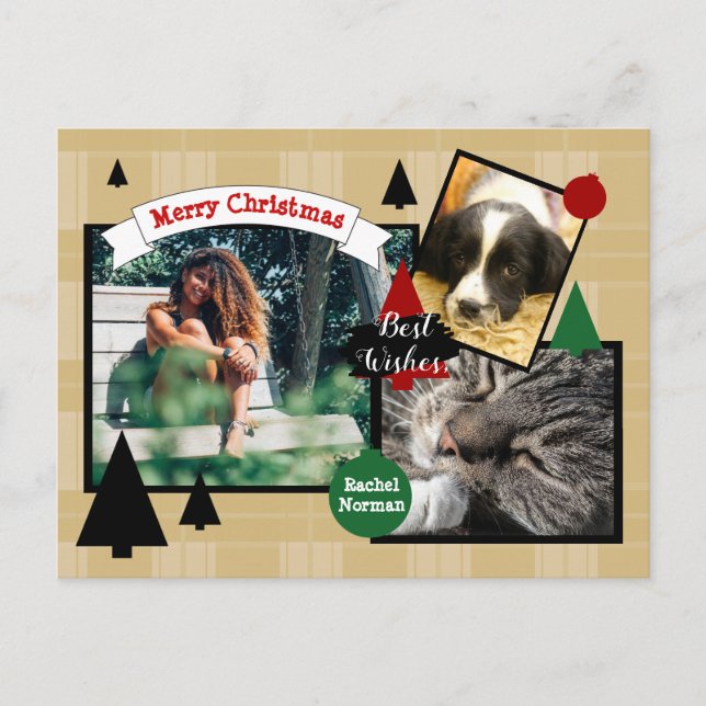HAMbyWG Candy Cane Christmas Card (Front)