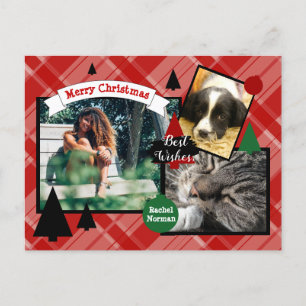 HAMbyWG Candy Cane Christmas Card