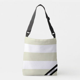 HAMbyWG - Canvas Shoulder Bag - Eucalyptus & White
