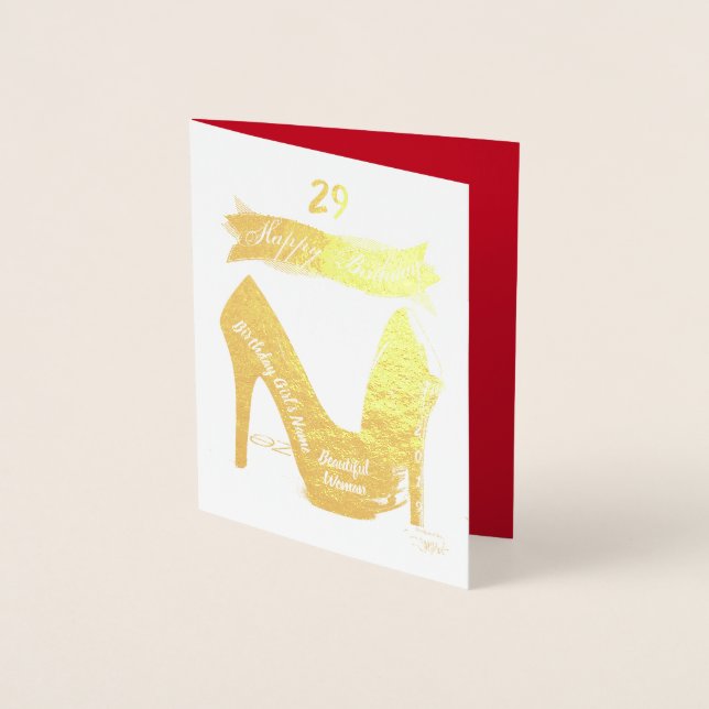 HAMByWG - Carte d'anniversaire pour une femme - ta (Devant)