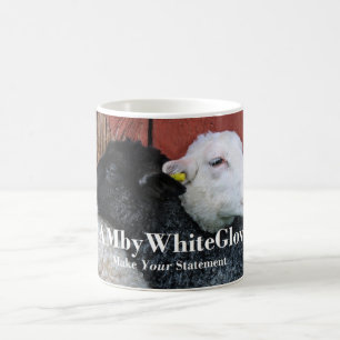 HAMbyWG - Coffee Mug - Black White Sheep