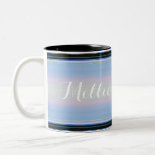 HAMbyWG - Coffee Mug - Blue/Black Gradient w Name