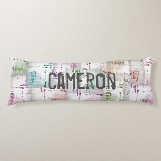 HAMbyWG - Colourful Distressed Look Body Pillow (Front)
