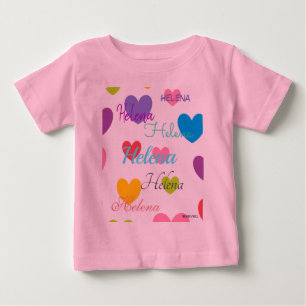 HAMbyWG - Colourful Name Shirt with Hearts