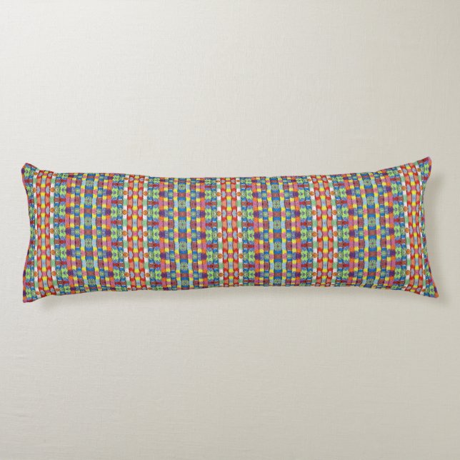 HAMbyWG - Colourful Rope pattern Body Pillow (Back)